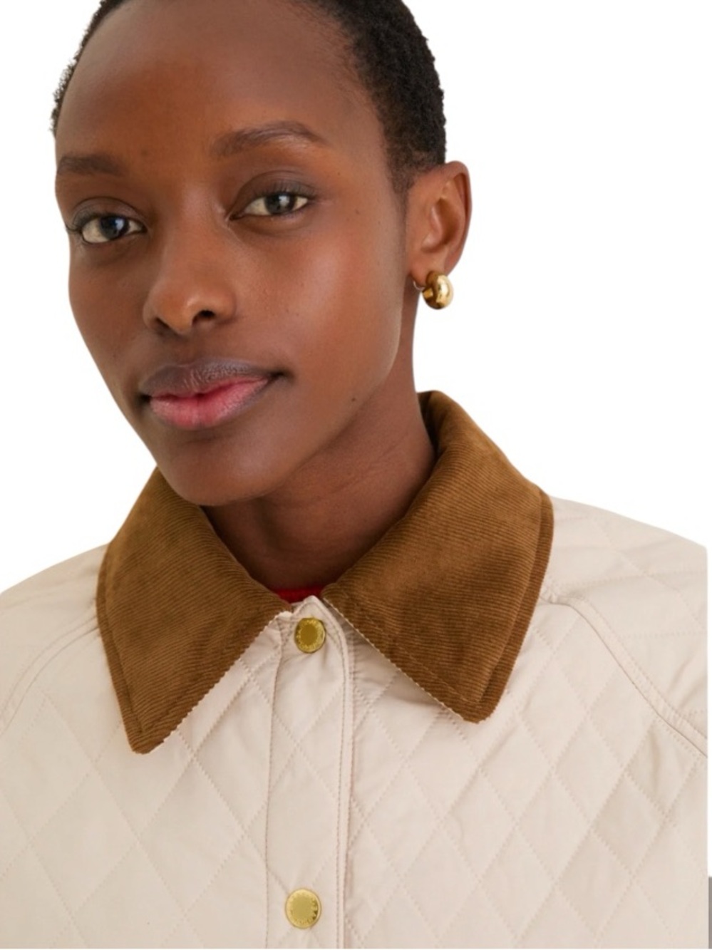 NEW Barbour Kirby Quilted Jacket.
Cream. US 10. NWT - Picture 6 of 9